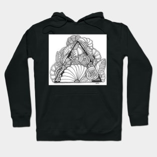 Floral triangle tattoo Hoodie